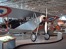 Nieuport 12 at the Canada Aviation and Space Museum. Nieuport 12 NAM Ottawa MDF 8562.jpg