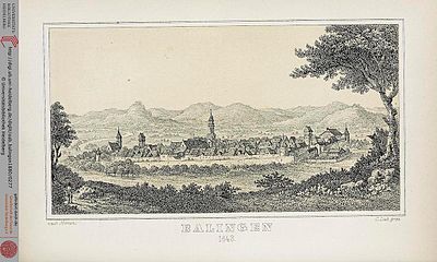 Balingen 1648 (nach Merian)