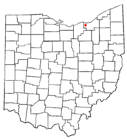 Location of North Olmsted in Ohio