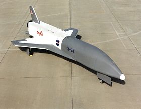 Le X-34 au sol