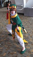 A Syaoran Li cosplayer.