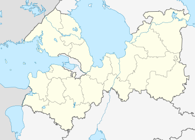 Kartposisjon Leningrad oblast