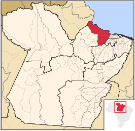 Ligging van de Braziliaanse microregio Arari in Pará