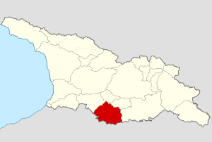 Part of Historical Javakheti in modern international borders of Georgia.svg