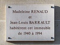 Plaque au no 18.