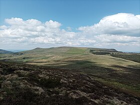 Plateau de l'Aiguiller depuis le puy de la Croix-Morand.