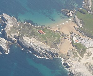 Isla, playa y ermita de la Virgen del Mar