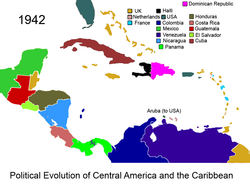 Политическая эволюция Центральной Америки и Карибского бассейна 1942 na.png