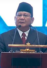 Alih-alih mendoakan Joko (kanan), Maimun malah tidak sengaja mendoakan Prabowo (kiri).