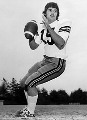 Charlie Crist played quarterback for the Wake Forest football team during the 1974 and 1975 seasons.