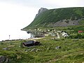 Das Dorf Rekvik im Südwesten von Kvaløya