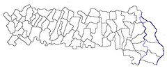 Mapa lokalizacyjna okręgu Jałomica