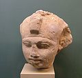 Sandstone head of a pharaoh REM.JPG