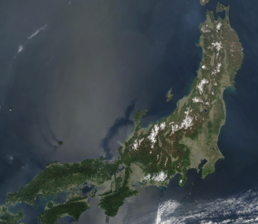 Satellite opinion of Honshu in May 2003.png