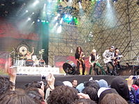 Gli Scorpions al Gods of Metal 2007.