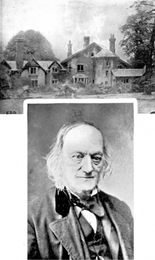 Sheen Lodge (above) and Sir Richard Owen Sir Richard Owen, K.C.B., F.R.S. and Sheen Lodge, Richmond Park.png
