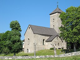 Skånela kyrka i juli 2010