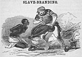 Marquage au fer rouge des esclaves, 1853.