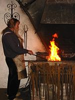 De smid aan het werk (Nederlands Openluchtmuseum)