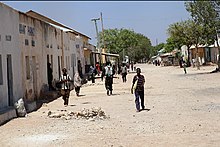 Mandhari ya mtaani huko Hudur (Xudur), mji mkuu wa eneo la Bakool, Somalia.