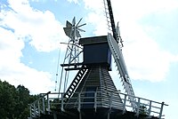 De windroos van de molen