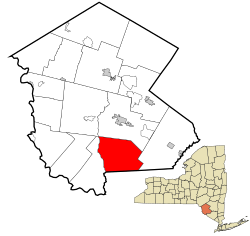 Location of Forestburgh in Sullivan County, New York