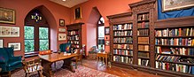 The Philomathean Society Presidential Library, named after former U.S. president and Penn Med alumnus William Henry Harrison The Philomathean Library.jpg