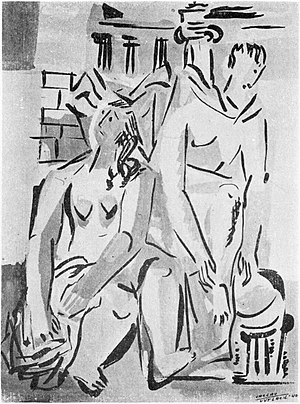 No. 51, Two figures. By Vaclav Vytlacil