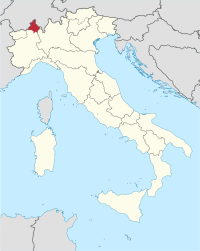 Položaj Provincije Verbano-Cusio-Ossola u Italiji