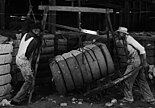 Robert Yarnall Richie, het wegen van balen katoen, South Texas Cotton Oil Company, Houston Pipe Line Company, 1937.