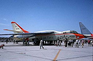 Northrop X-21A auf der Edwards AFB, 1962