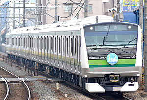 主力車両E233系6000番台 （2014年2月2日 鴨居駅）