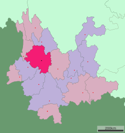 Tali Paj prefektura elhelyezkedése Jünnan tartományban