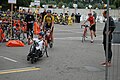 A handbike athlete.