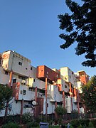 Vernacular modernism in GAMMA's Sidi Othmane Housing Development in Sidi Othmane, by André M. Studer [de] and Jean Hentsch (c. 1952).[68]