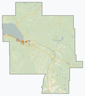 Location the Grizzly Ridge Wildland Provincial Park in Alberta