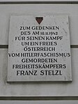 Franz Stelzl - Gedenktafel