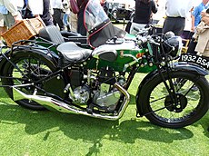 BSA W32-6 zijklepper uit 1932