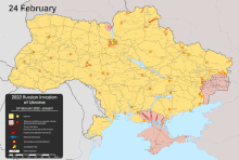 Animated map of Russia's invasion of Ukraine through 5 December 2022 (click to play animation) 2022 Russian Invasion of Ukraine animated.gif