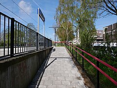 Veenendaal, Rampe zum Bahnsteiggleis 1