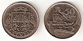 50 santimu monēta (1922)