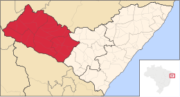 Sertão Alagoano – Mappa