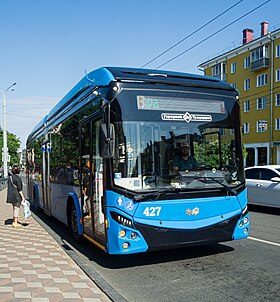 Trolebuso BKM-321 en Petrozavodsk