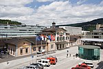 Stationsgebäude des Bahnhofs Baden