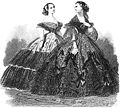 Imagem do início da década de 1860 (Petit Courrier des Dames).