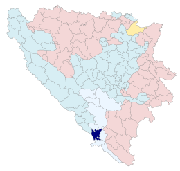 Čapljina – Mappa