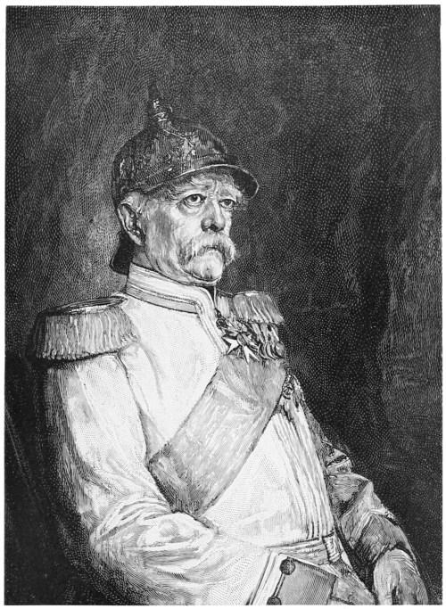 BISMARCK. FROM A PAINTING BY F. VON LENBACH.