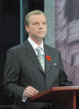 Brad Wall at the 2007 Leader's Debate