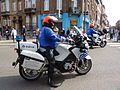 Policiers motocyclistes Belges