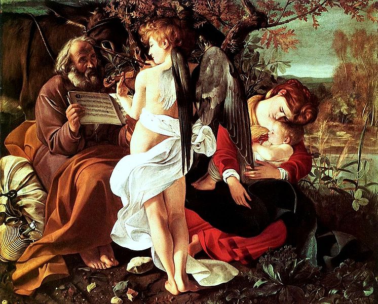 File:Caravaggio - Il riposo durante la fuga in Egitto.jpg